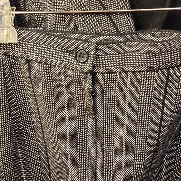 Black & Grey Striped Skirt Suit - Picture 5 of 5